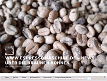 Tablet Screenshot of espressomaschine.de