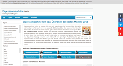 Desktop Screenshot of espressomaschine.com